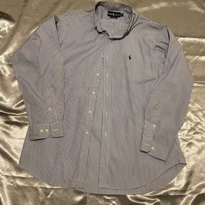 Ralph Lauren custom fit long sleeve button down shirts classic fit